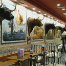 A load of bulls...restaurant in Madrid.