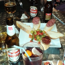 Friday night tapas in Madrid